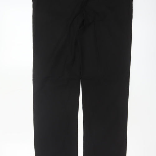 Marks & Spencer Boys Black 14-15 Years Dress Trousers 30W 34L