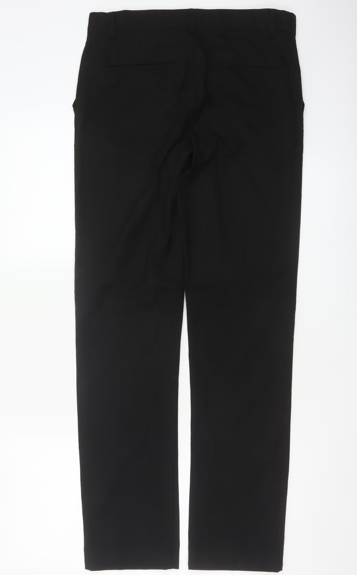 Marks & Spencer Boys Black 14-15 Years Dress Trousers 30W 34L