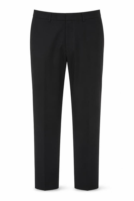 Autograph Men Black 30/29 Slim Flat Front Dress Trousers