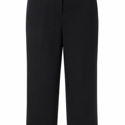 Marks & Spencer Women Black UK 10 Short Straight Tailored Trousers