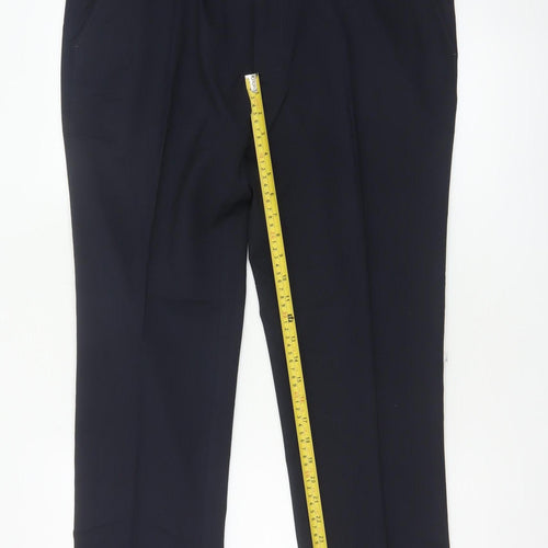 Marks & Spencer Men's Navy 38/31 Skinny Dress Trousers Slim Fit