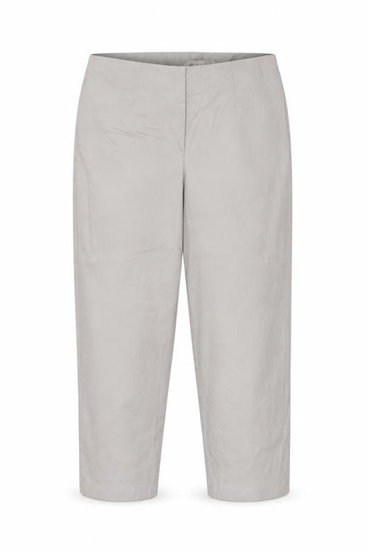 Marks & Spencer Women's Beige UK 12 Tapered Cotton Trousers