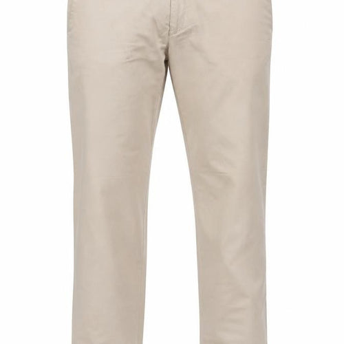 Brax Men’s Beige 36R Felix Stretch Cotton Chino Straight Trousers