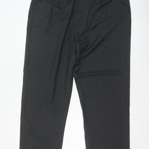 Debenhams Collection Men Grey 42R Dress Trousers Straight Formal