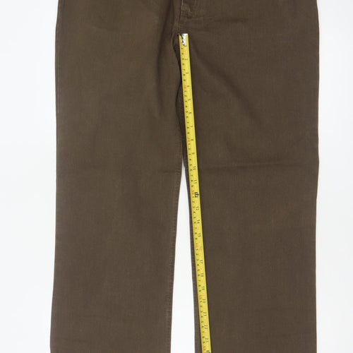 Marks & Spencer Autograph Men’s Brown 34W 31L Straight Jeans