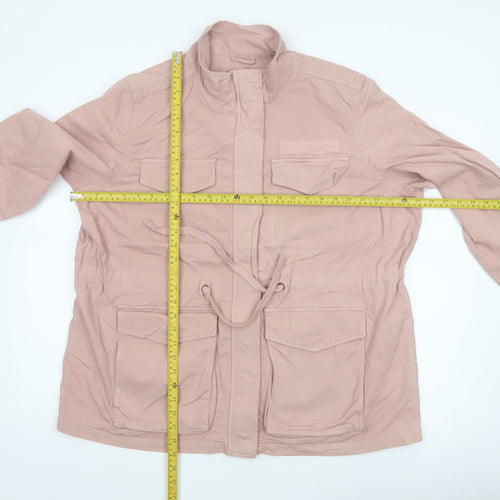 M&S Collection Women’s Pink Size 18 Military Utility Jacket Cotton