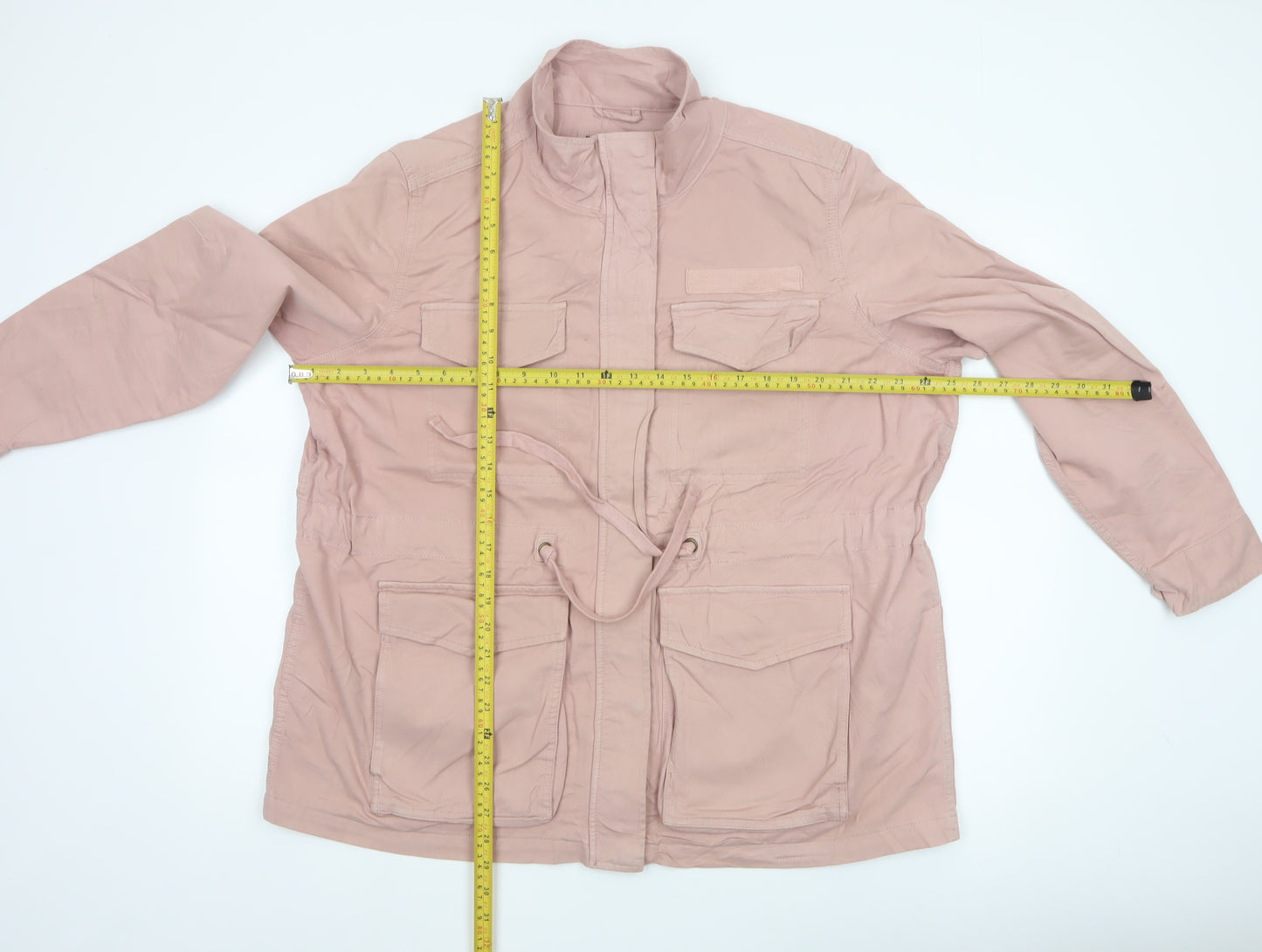 M&S Collection Women’s Pink Size 18 Military Utility Jacket Cotton