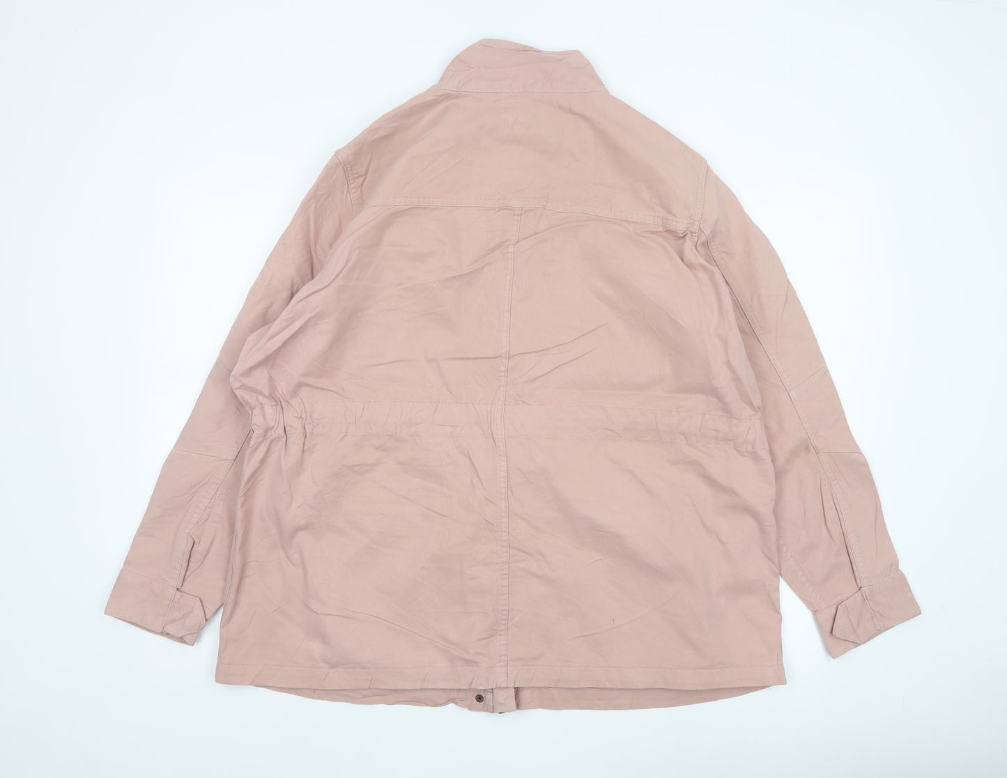 M&S Collection Women’s Pink Size 18 Military Utility Jacket Cotton