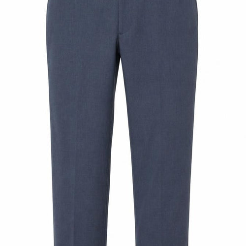 Marks & Spencer Men Blue Check Dress Trousers 50in Waist Long