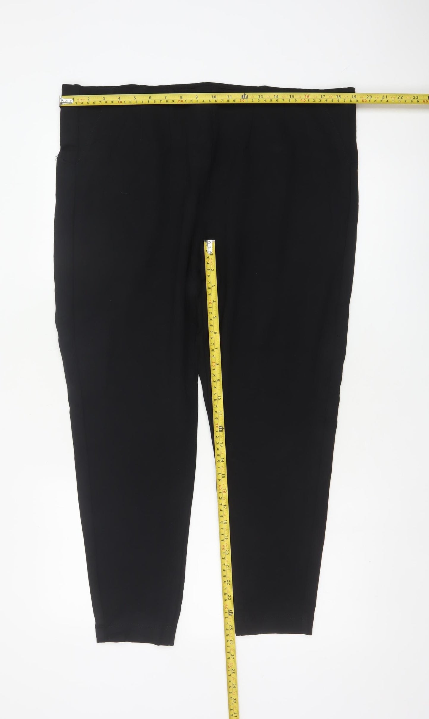 Marks & Spencer Women’s Black Size 22 Regular Stretch Leggings