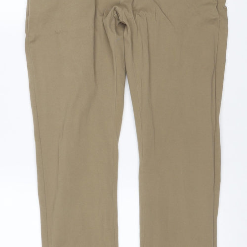 Marks and Spencer Men's Beige 30/31 Ultimate Slim Chino Trousers Stretch