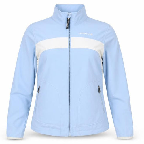 Merrell Women’s Blue M Softshell Windbreaker Full Zip Jacket