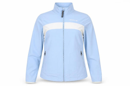 Merrell Women’s Blue M Softshell Windbreaker Full Zip Jacket