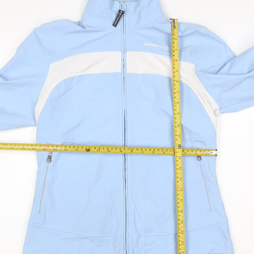 Merrell Women’s Blue M Softshell Windbreaker Full Zip Jacket