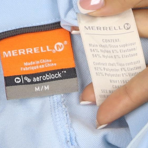 Merrell Women’s Blue M Softshell Windbreaker Full Zip Jacket