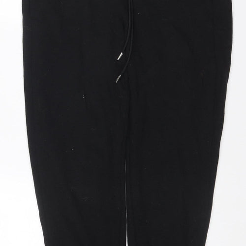 DKNY Sport Women’s Black UK 12 Jogger Sweatpants Drawstring