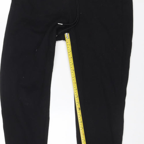 DKNY Sport Women’s Black UK 12 Jogger Sweatpants Drawstring