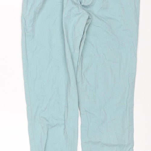H&M Women Blue UK 10 Straight Leg Cotton Stretch Jeans