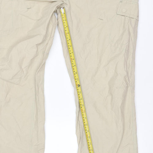 Columbia Men’s Beige 38 Cargo Trousers 34in Leg Convertible