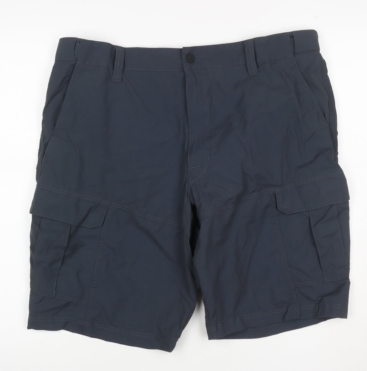 Marks & Spencer Men’s Blue 38 Cargo Shorts Cotton Polyamide Pockets