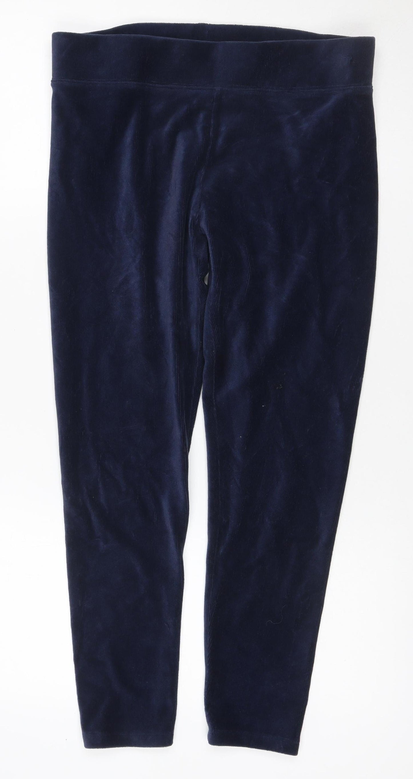 Marks & Spencer Women’s Blue UK 14 Corduroy Stretch Leggings