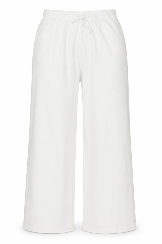 Cotton Traders Women White M Jogger Sweatpants Drawstring Pocket