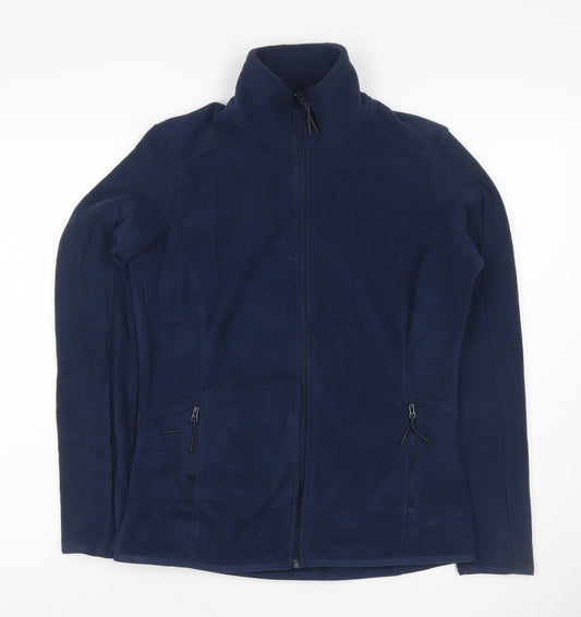 Goodmove Women's Blue UK 10 Basic Full Zip Fleece Jacket
