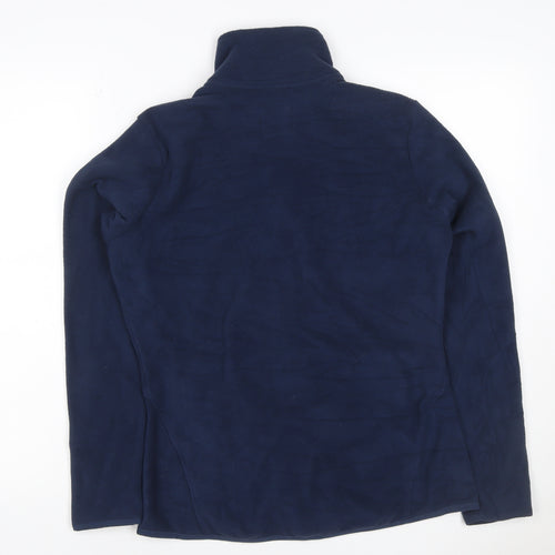 Goodmove Women's Blue UK 10 Basic Full Zip Fleece Jacket
