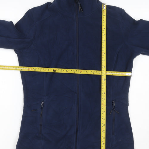 Goodmove Women's Blue UK 10 Basic Full Zip Fleece Jacket