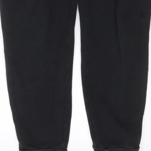 Puma Men's Black S Jogger Track Pants Elastic Waist Cuffed Sports Trousers