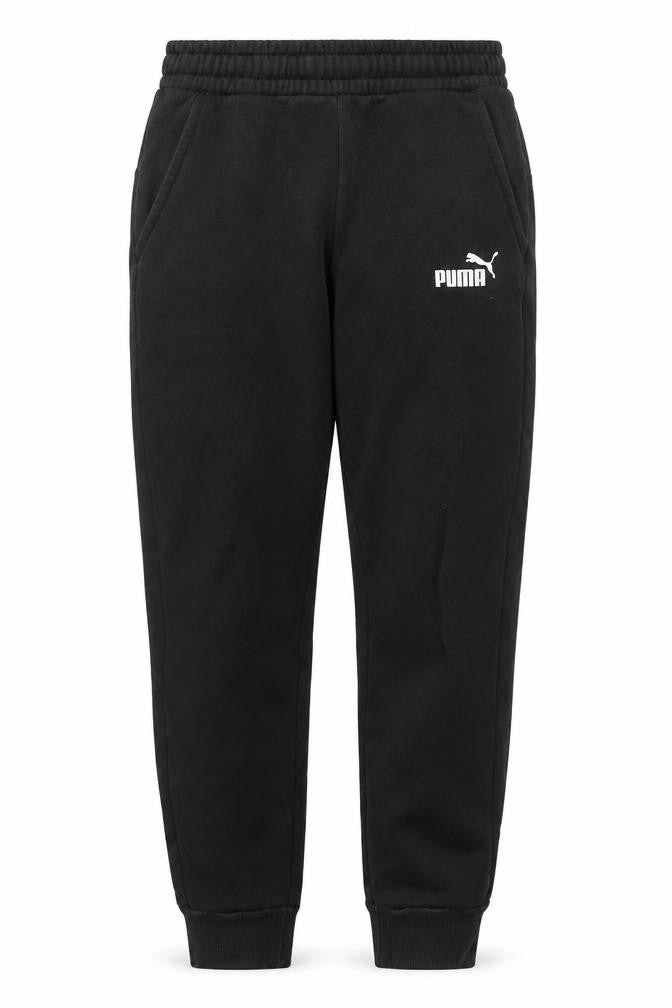 Puma Men's Black S Jogger Track Pants Elastic Waist Cuffed Sports Trousers