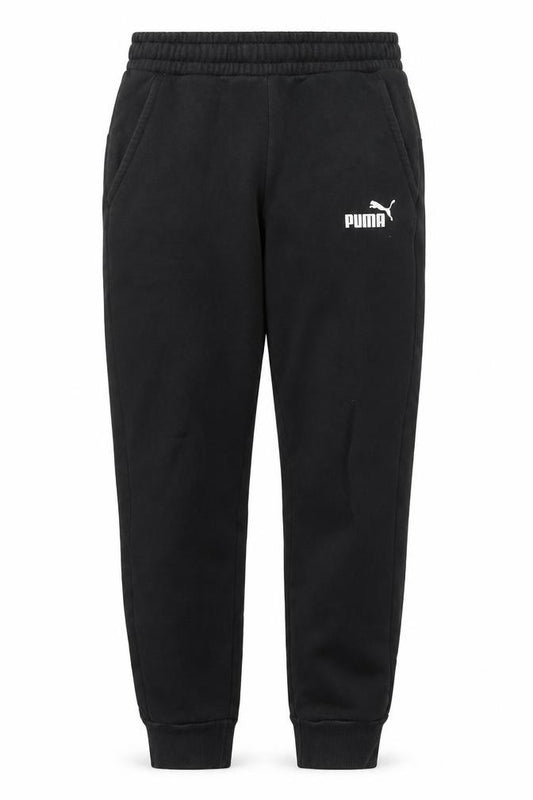 Puma Men's Black S Jogger Track Pants Elastic Waist Cuffed Sports Trousers