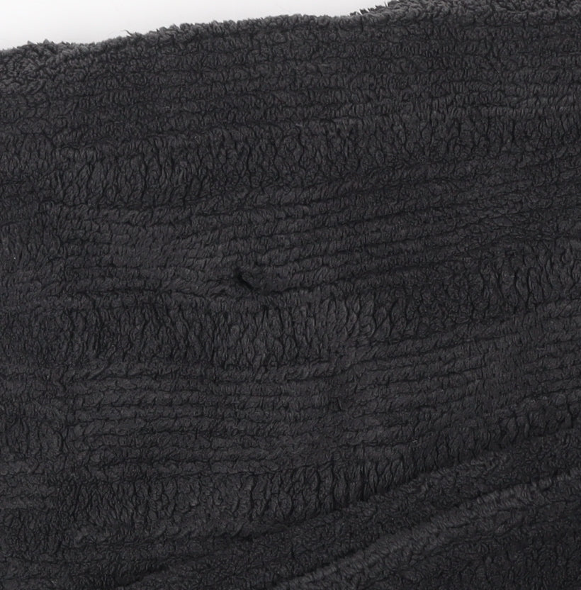 Next Men’s Black XL Button Neck Fleece Henley Jumper