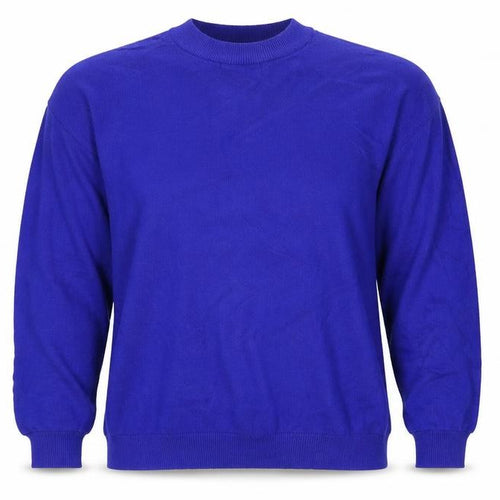 Marks and Spencer Women Blue XL Crew Neck Button Shoulder Jumper