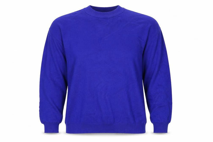 Marks and Spencer Women Blue XL Crew Neck Button Shoulder Jumper