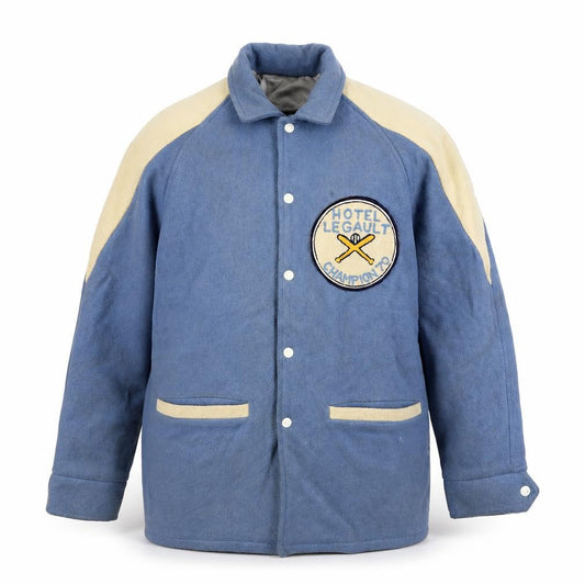 Murray Randolfh Men’s Blue Size M Wool Varsity Jacket Hotel Legault