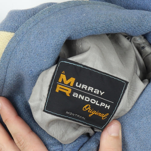 Murray Randolfh Men’s Blue Size M Wool Varsity Jacket Hotel Legault