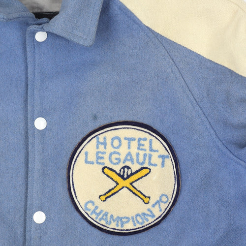 Murray Randolfh Men’s Blue Size M Wool Varsity Jacket Hotel Legault