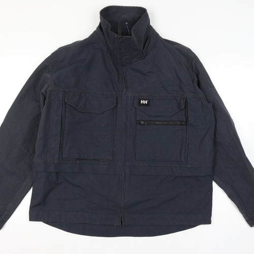 Helly Hansen Men's XL Blue Military Jacket Size Unlabelled Full Zip
