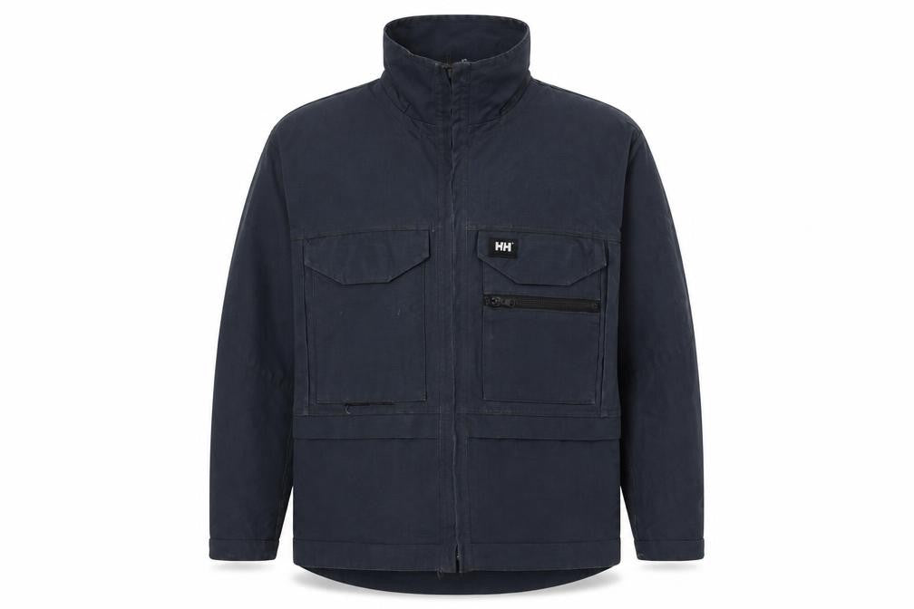 Helly Hansen Men's XL Blue Military Jacket Size Unlabelled Full Zip