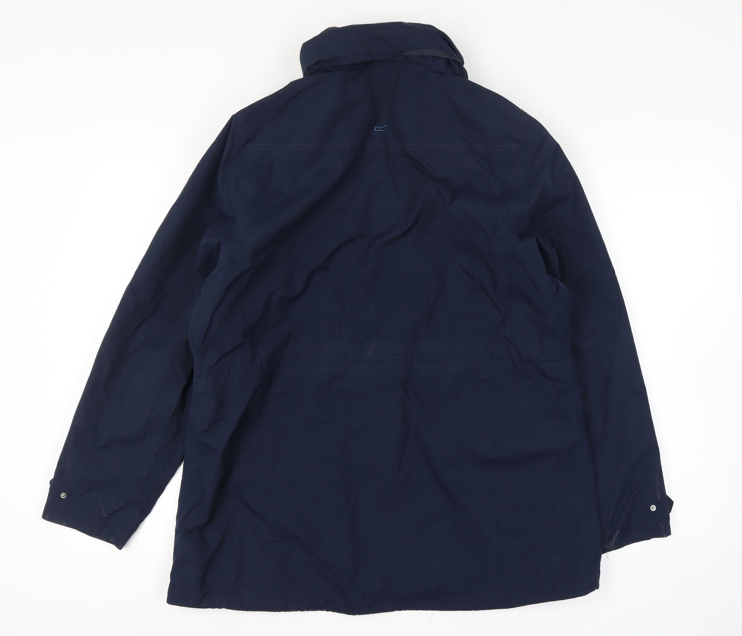 Regatta Women's Navy Blue Size 18 Hooded Waterproof Parka Coat
