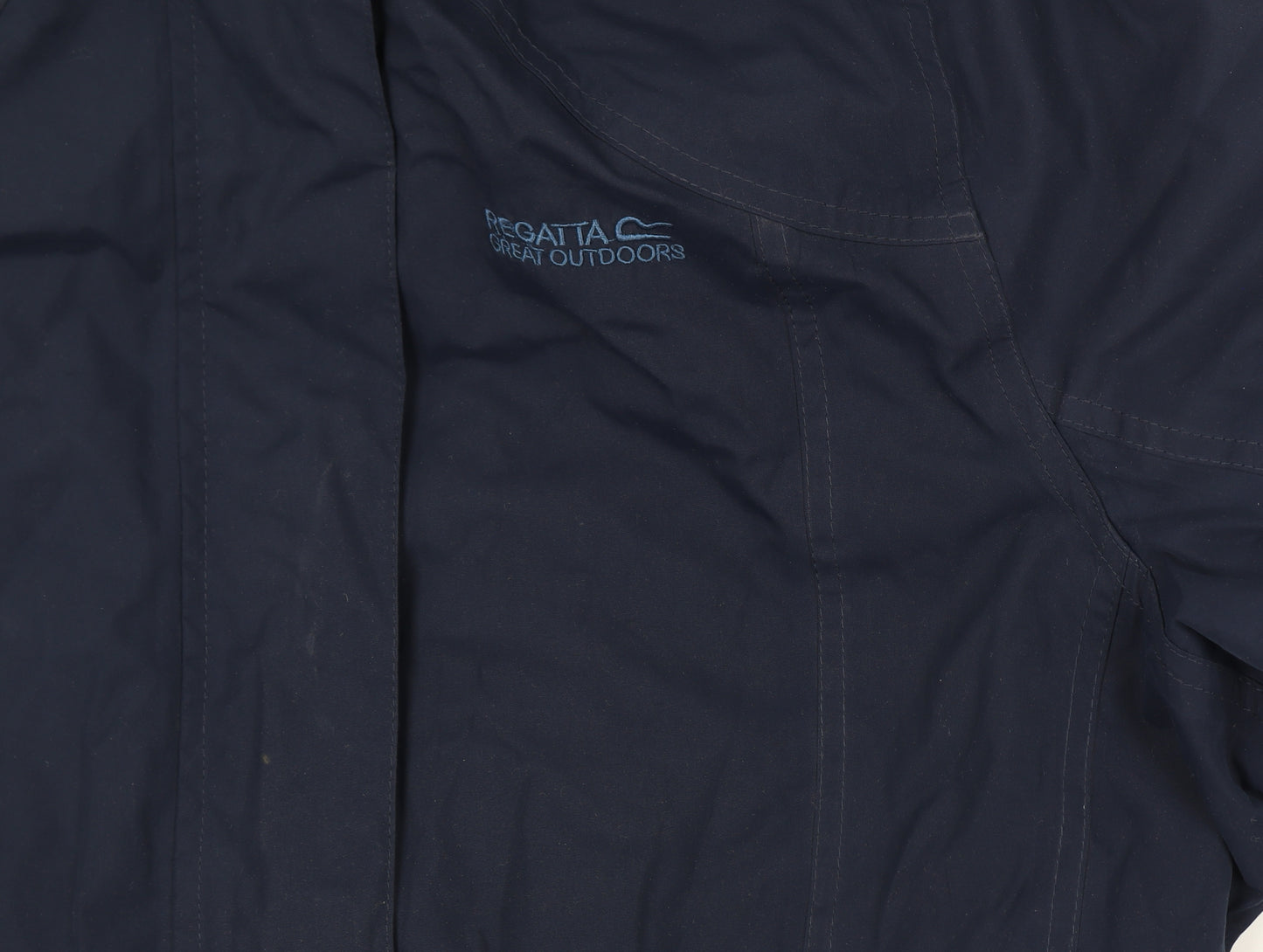 Regatta Women's Navy Blue Size 18 Hooded Waterproof Parka Coat