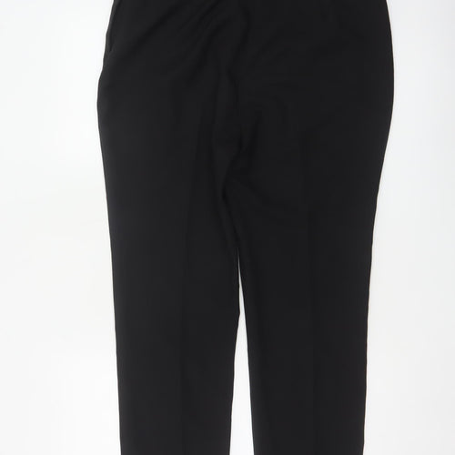 Bonmarché Women’s Black Size 14 Straight Leg Dress Trousers