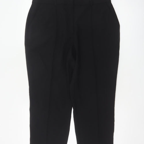 ASOS Women’s Black UK 14 High Rise Tapered Smart Trousers NWT