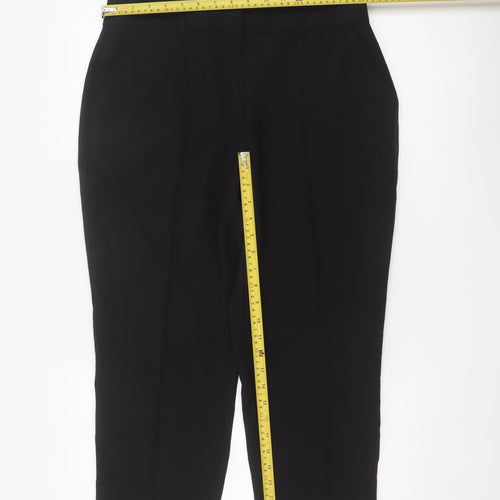 ASOS Women’s Black UK 14 High Rise Tapered Smart Trousers NWT