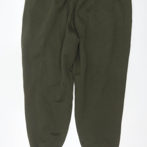 Puma Women Green XXL Jogger Sweatpants Elastic Waist Logo Pockets