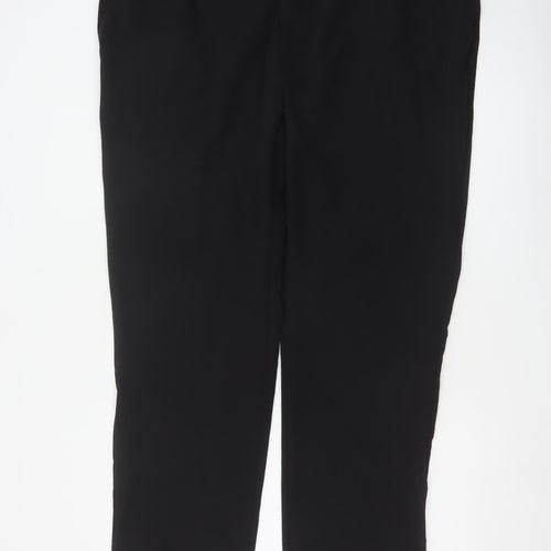 Farah Men’s Black 46W 31L Stretch Flat Front Dress Trousers
