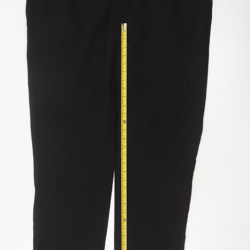 Farah Men’s Black 46W 31L Stretch Flat Front Dress Trousers