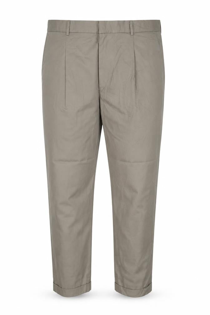Front view of Marks & Spencer Autograph Men's Grey 42 Short Tapered Trousers