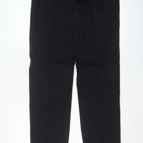 M&S Women’s Black UK 10 Long Tailored Tapered Work Trousers